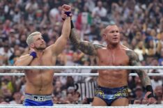 Joe Hendry and Randy Orton at WrestleMania 41