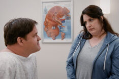 Kyle Bornheimer as Tim, Allison Tolman as Alex in St. Denis Medical - 'This Place is Our Everything'