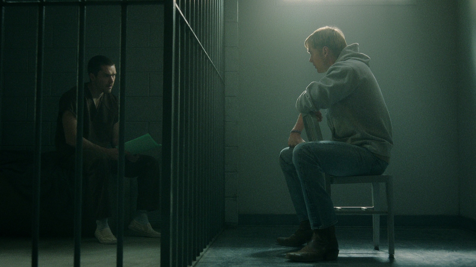 Casey W. Johnson as Kit and Garrett Wareing as Lucas in Ransom Canyon