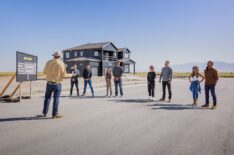Host Ty Pennington welcomes Contestants Jonathan and Jordan Knight, Kamohai and Tristyn Kalama, Chelsea and Cole DeBoer, Alison Victoria and Michel Smith Boyd, as seen on Rock the Block, Season 6