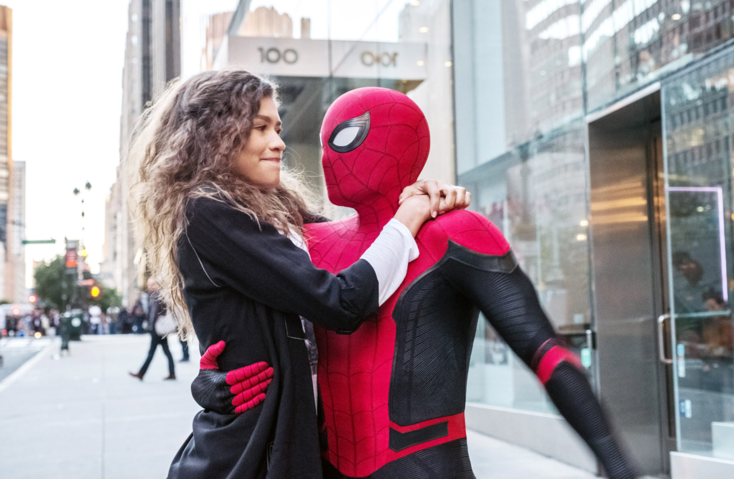 Tom Holland and Zendaya as Peter Parker and MJ in 'Spider-Man: Far From Home'