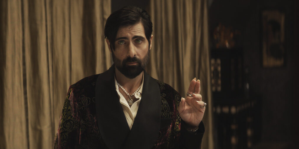 Jason Schwartzman as Burton in 'Talamasca: The Secret Order'