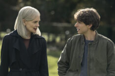 Elizabeth McGovern as Helen and Nicholas Denton as Guy Anatole in 'Talamasca: The Secret Order'