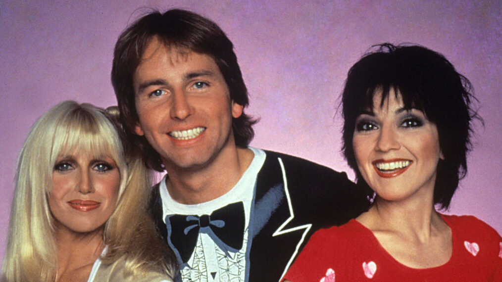 Suzanne Somers, John Ritter, and Joyce DeWitt in Three's Company