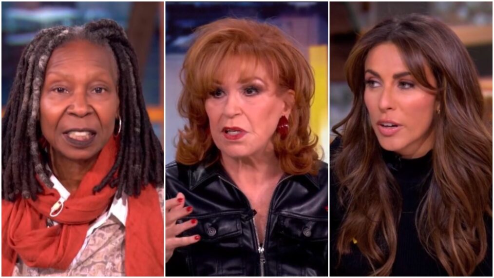 Whoopi Goldberg, Joy Behar, and Alyssa Farah Griffin on The View