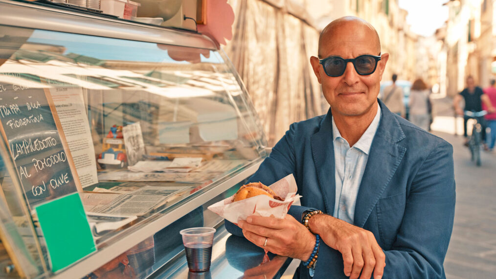 Stanley Tucci revels in the artistry of the food in the picturesque Tuscan region. He tries lampredotto while in Florence in Tucci In Italy.