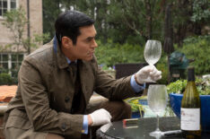 Ramón Rodríguez inspecting a wine glass in Will Trent - 'Regarding the Death of Whitney McAdams'