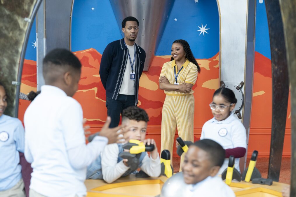 Tyler James Williams and Quinta Brunson in 'Abbott Elementary's Season 4 finale