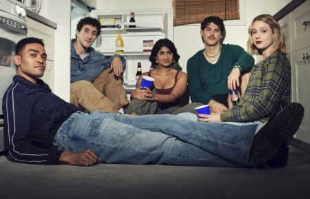 Amita Rao as Issa, Malik Elassal as Samir, Owen Thiele as Anton, Jack Innanen as Paul Baker, Lucy Freyer as Billie in 'Adults'