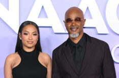 Amara Wayans and Damon Wayans attend the 56th NAACP Image Awards at Pasadena Civic Auditorium on February 22, 2025 in Pasadena, California