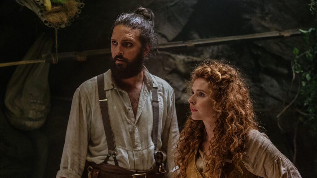 Shazad Latif as Captain Nemo, Georgia Flood as Humility in 'Nautilus'