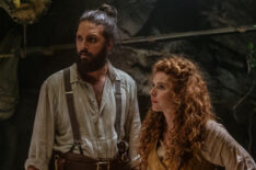 Shazad Latif as Captain Nemo, Georgia Flood as Humility in 'Nautilus'