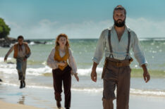 Kayden Price as Blaster, Georgia Flood as Humility, Shazad Latif as Captain Nemo in 'Nautilus'