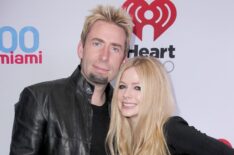 Chad Kroeger and Avril Lavigne attend the Jingle Ball 2013 Presented by Jam Audio Collection at BB&T Center on December 20, 2013 in Miami, Florida.