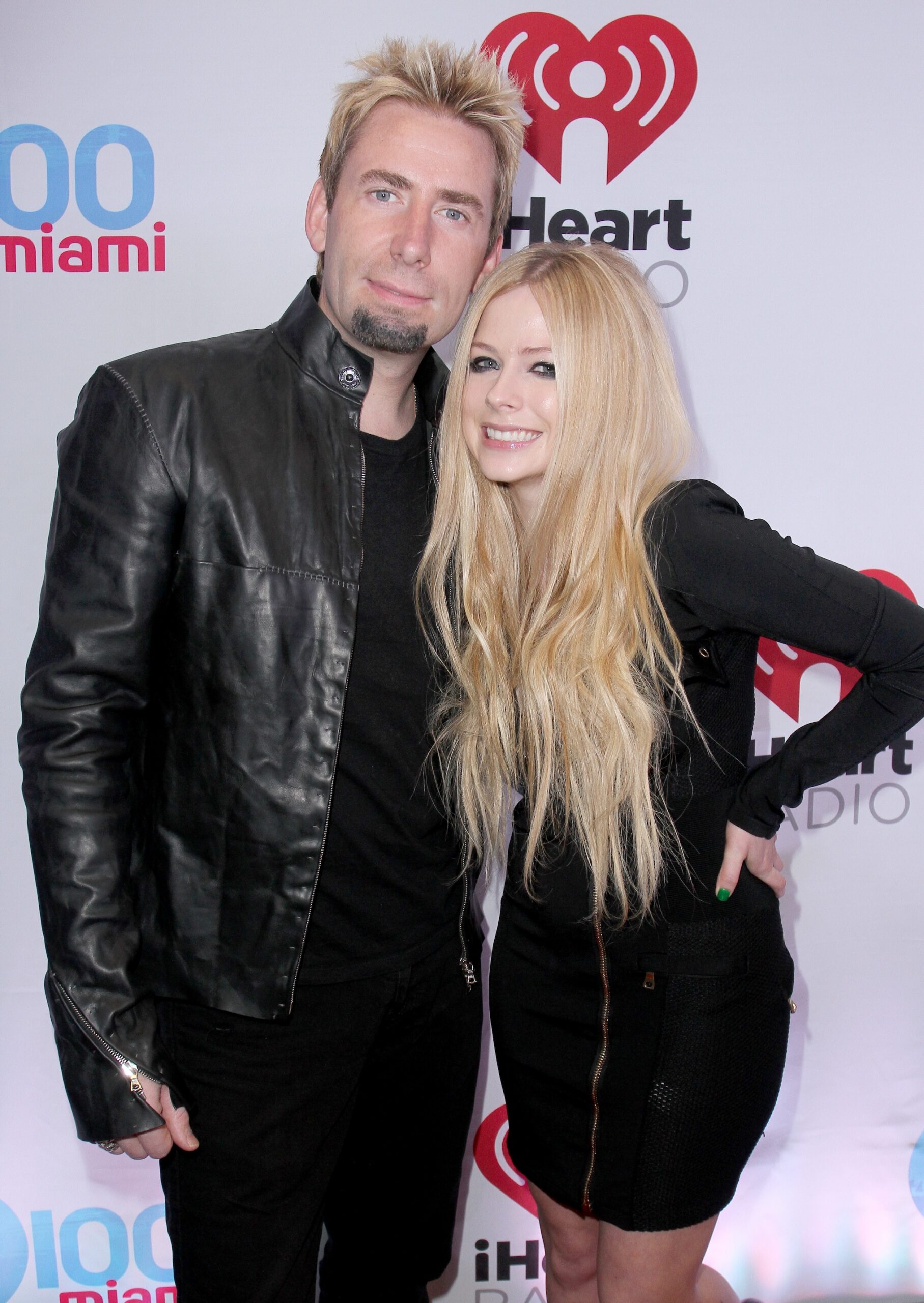 Avril Lavigne and Chad Kroeger attend the Jingle Ball 2013 Presented by Jam Audio Collection at BB&T Center on December 20, 2013 in Miami, Florida.