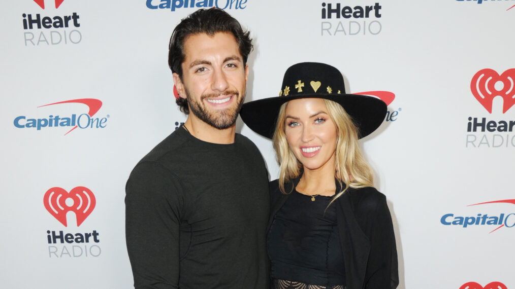 Jason Tartick and Kaitlyn Bristowe attend the 2020 iHeartRadio ALTer EGO at The Forum