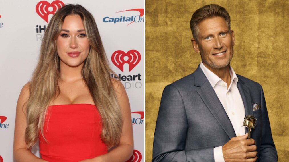 Rachel Recchia attends iHeartRadio 102.7 KIIS FM's Jingle Ball 2022, Gerry Turner on Golden Bachelor