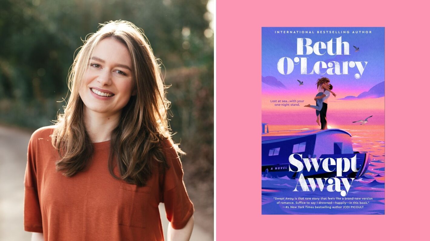 Beth O'Leary and her 'Swept Away' cover