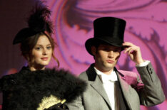 Leighton Meester, Penn Badgley in Gossip Girl