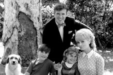 Daisy, Peter Robbins, Will Hutchins, Pamelyn Ferdin, and Patricia Harty in Blondie