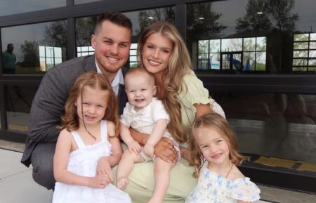 Josie Bates, Kelton Balka, and their Kids
