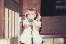 Carrie Underwood as a child on Easter