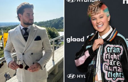 Chris Hughes and JoJo Siwa