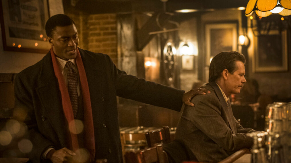 Aldis Hodge as Decourcy Ward and Kevin Bacon as Jackie Rohr in 'City on a HIll'