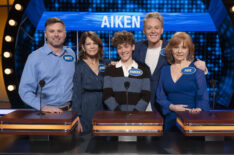 Clay Aiken and his family on Celebrity Family Feud