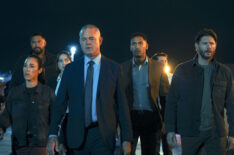 Amber Oliveras (Jessica Camacho), Luke Finau (Uli Latukefu), Evan Shepherd (Violett Beane), Nathan Blythe (Eric Dane), Keyonte Bell (Elliot Knight), Damon Drew (Jonathan Togo), and Mark Meachum (Jensen Ackles) in 'Countdown'