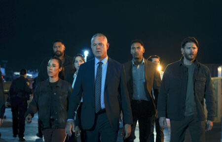 Amber Oliveras (Jessica Camacho), Luke Finau (Uli Latukefu), Evan Shepherd (Violett Beane), Nathan Blythe (Eric Dane), Keyonte Bell (Elliot Knight), Damon Drew (Jonathan Togo), and Mark Meachum (Jensen Ackles) in 'Countdown'