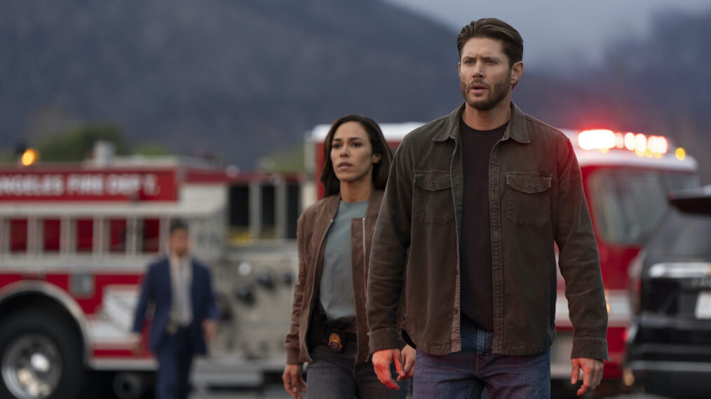 Amber Oliveras (Jessica Camacho) and Mark Meachum (Jensen Ackles) — 'Countdown'
