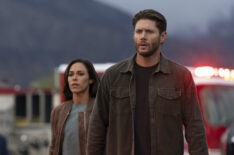 Amber Oliveras (Jessica Camacho) and Mark Meachum (Jensen Ackles) in 'Countdown'