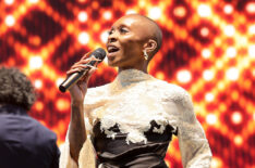 Cynthia Erivo performs with Gustavo Dudamel & LA Phil at the Coachella Stage during the 2025 Coachella Valley Music and Arts Festival on April 19, 2025 in Indio, California.