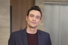 Daniel Goddard on 'General Hospital' set