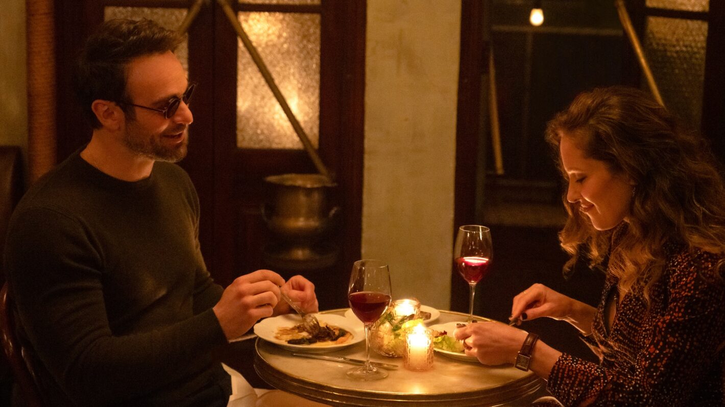Charlie Cox and Margarita Levieva in 'Daredevil: Born Again'