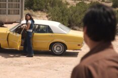 Jessica Matten and Kiowa Gordon in 'Dark Winds' Season 3