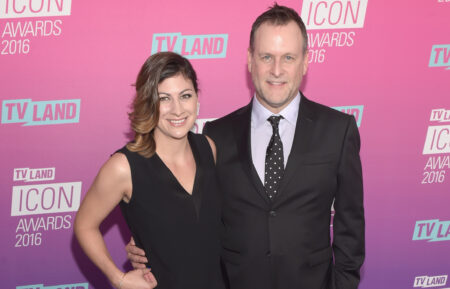 Melissa Bring and actor Dave Coulier attend 2016 TV Land Icon Awards
