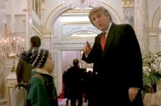Macaulay Culkin and Donald Trump in Home Alone 2
