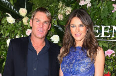 Elizabeth Hurley and Shane Warne attend a Queenspark breakfast to celebrate the brand's Summer 2013 collection