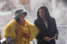 Carrie Preston as Elsbeth Tascioni and Carra Patterson as Kaya Blanke in 'Elsbeth' Season 2 Episode 19, 'I've Got a Little List'