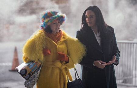 Carrie Preston as Elsbeth Tascioni and Carra Patterson as Kaya Blanke in 'Elsbeth' Season 2 Episode 19, 'I've Got a Little List'