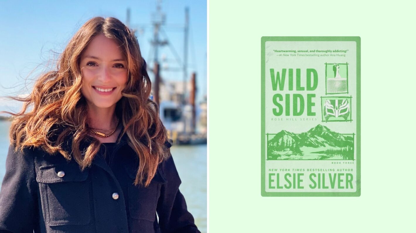 Elsie Silver and her 'Wild Side' book cover
