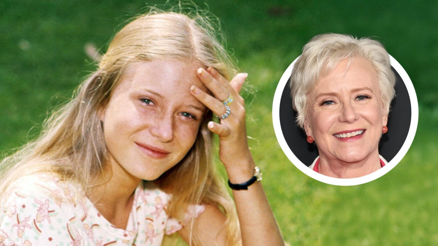 Eve Plumb from Brady Bunch now and then