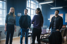Eva-Jane Willis as Europol Agent Megan “Smitty” Garretson, Jesse Lee Soffer as Supervisory Special Agent Wesley 'Wes' Mitchell, Vinessa Vidotto as Special Agent Cameron Vo and Carter Redwood as Special Agent Andre Raines — 'FBI: International' Season 4 Episode 11 'Veritas Fidelis'