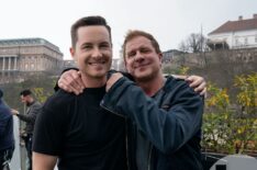 Jesse Lee Soffer as Supervisory Special Agent Wesley 'Wes' Mitchell and Kenny Johnson as Dean Bartlett — Behind the Scenes of 'FBI: International' Season 4 Episode 19 'Flinch Now and It's Over'
