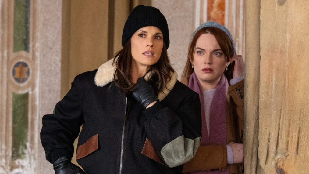 Missy Peregrym as Special Agent Maggie Bell and Claire Leyden as Sierra in 'FBI' Season 7 Episode 18 - 'Blkpill'