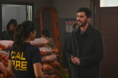 Stephanie Arcila as Gabriela Perez and Blake Lee as Finn — 'Fire Country' Season 3 Episode 15 'One Last Time'