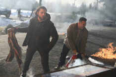 Max Thieriot as Bode Leone and Kevin Alejandro as Manny Perez — 'Fire Country' Season 3 Episode 19 'A Change in the Wind'