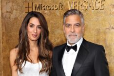 Amal Clooney and George Clooney attend the Clooney Foundation For Justice's 'The Albies'